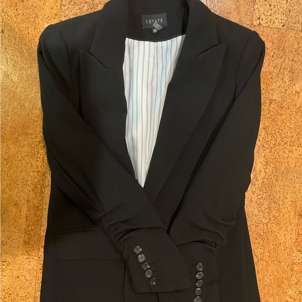 1. State Black Blazer